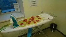 Візуальний менеджмент у прасувальній кімнаті було