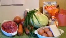 Закусочний капустяний торт Святковий рецепт з фото покроково торт
