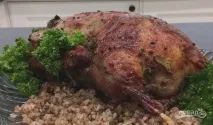 Запечена качка з гречкою - покроковий рецепт з фото качка