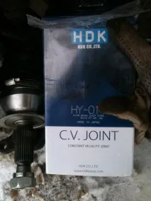 Заміна зовнішніх шрусів шрусів