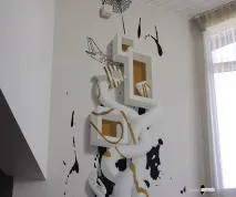 3D малюнки на стіні • КРАЩІ абстракції кращі