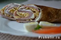 Млинці з шинкою та сиром – 5 рецептів - рецепт з фото покроково млинці