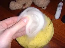 Робимо мордочку іграшки (сухе валяння) робимо
