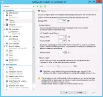Динамічна пам’ять у Hyper-V динамічна