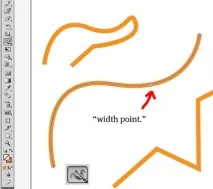 Використання Width Tool у Illustrator CS5 illustrator