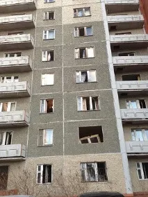 Вибух метеориту над Челябінськом - Діловий квартал метеориту