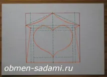 Як зробити валентинку будиночок Майстер клас з фото клас