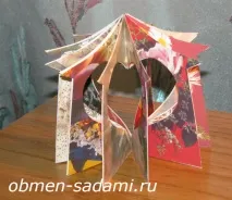 Як зробити валентинку будиночок Майстер клас з фото будиночок