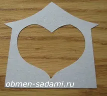 Як зробити валентинку будиночок Майстер клас з фото зробити