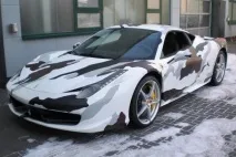 Камуфляжне фарбування автомобілів Ferrari