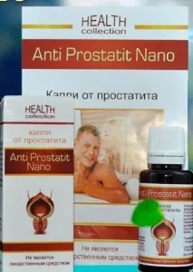 Краплі Anti Prostatit Nano від простатиту дія, склад, відгуки anti