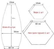 Крісло-мішок своїми руками (майстер-клас з викрійками та фото) руками