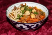 Лагман з куркою покроковий рецепт куркою