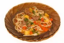 Лагман з куркою покроковий рецепт куркою