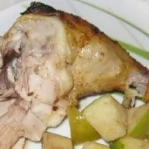 Курка з медом духовку