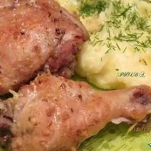 Курка з медом духовку