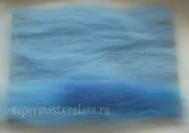 Легка картина з вовни - Бузок - для початківців, Майстер-класи з рукоділля картина