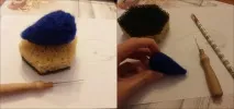 Майстер-клас зі створення кита з вовни в техніці сухе валяння створення