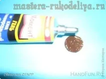 Майстер-клас з канзаші Кріплення шпильки до квітки квітки