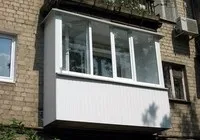 Зовнішнє оздоблення балконів та лоджій сайдингом зовнішнє