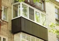 Зовнішнє оздоблення балконів та лоджій сайдингом сайдингом