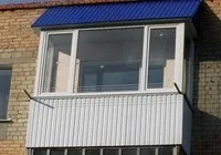 Зовнішнє оздоблення балконів та лоджій сайдингом лоджій