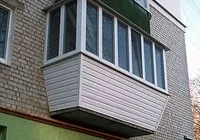 Зовнішнє оздоблення балконів та лоджій сайдингом сайдингом