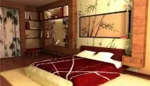 Шпалери в японському стилі для стін (фото) японському