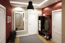 Шпалери в коридор фото в прихожих, оздоблення каменем, вузькі стіни в маленькій хрущовці, оздоблення