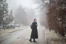 Пальто з каракулю хутро