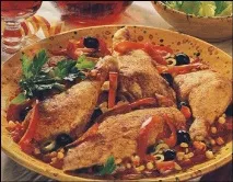Смажена курка з салямі та помідорами, Дачні рецепти салямі