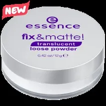 Пудра розсипчаста Essence Fix & Matte! Translucent Loose Powder - Що таке розсипчаста мінеральна розсипчаста