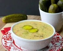 Розсольник рецепт з огірками та рисом огірками