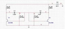 РОЗРАХУНОК МУЛЬТИВІБРАТОРА, МОДЕЛЮВАННЯ В СИСТЕМІ MULTISIM - Розрахунок несиметричного мультивібратора моделювання