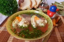 Рецепт курячого бульйону (для хворого), покрокові фото. курячого