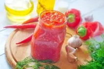 Рецепт аджики на зиму з перцем зиму