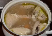 Рецепт курячого бульйону (для хворого), покрокові фото. курячого