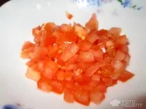 Рецепт Піца з корейською морквою, тонка, смачна корейською