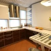 Сині кухні, кухня в синьому кольорі, кухня в синіх тонах, Фото - Фото дизайну інтер’єру кухні, ремонт синіх