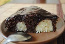 Шоколадний пиріг із сирними кульками - покроковий рецепт з фото на кульками