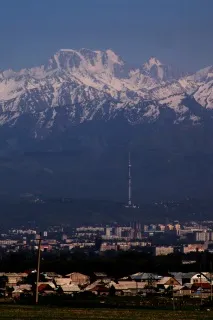 Талгар - найвища вершина, видима з Алмати вершина