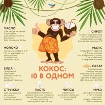 10 корисних продуктів з кокосу – інтернет-магазин натуральних товарів 4fresh кокосу
