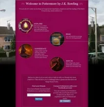 Тестова версія Pottermore факультету