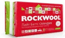 Укладання утеплювача ROCKWOOL Лайт Баттс укладання