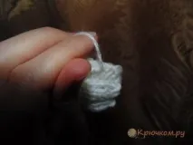 В’язана пов’язка на голову - Весна (фото майстер-клас) голову
