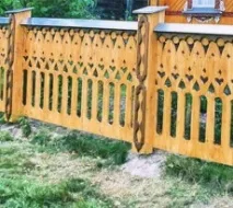 Паркан із дерева своїми руками фото, поради, інструкції паркан