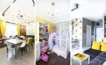 Жовтий колір у московських квартирах московських