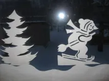 Зимова казка на вікнах» вікна