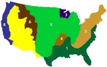 Рельєф США метрів
