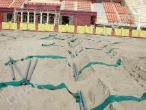Будівництво футбольних полів полів